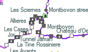 Montbovon szolgálati hely helye a térképen