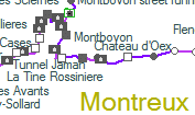 La Chaudanne-Les Moulins szolgálati hely helye a térképen