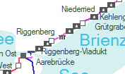 Riggenberg-Viadukt szolgálati hely helye a térképen