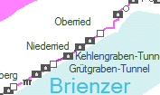 Grütgraben-Tunnel szolgálati hely helye a térképen