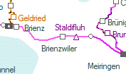 Brienzwiler szolgálati hely helye a térképen