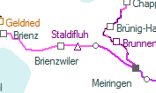 Staldifluh szolgálati hely helye a térképen