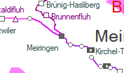 Meiringen szolgálati hely helye a térképen