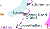 Käppeli-Tunnel szolgálati hely helye a térképen