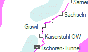 Giswil szolgálati hely helye a térképen