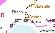 Geldried szolgálati hely helye a térképen