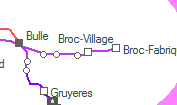 Broc-Village szolgálati hely helye a térképen