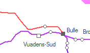 Vuadens-Nord szolgálati hely helye a térképen