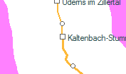 Kaltenbach-Stumm im Zillertal szolgálati hely helye a térképen