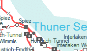 Thuner See szolgálati hely helye a térképen