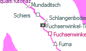 Fuchsenwinkel-Tunnel szolgálati hely helye a térképen