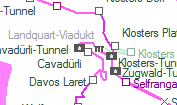 Cavadürli szolgálati hely helye a térképen