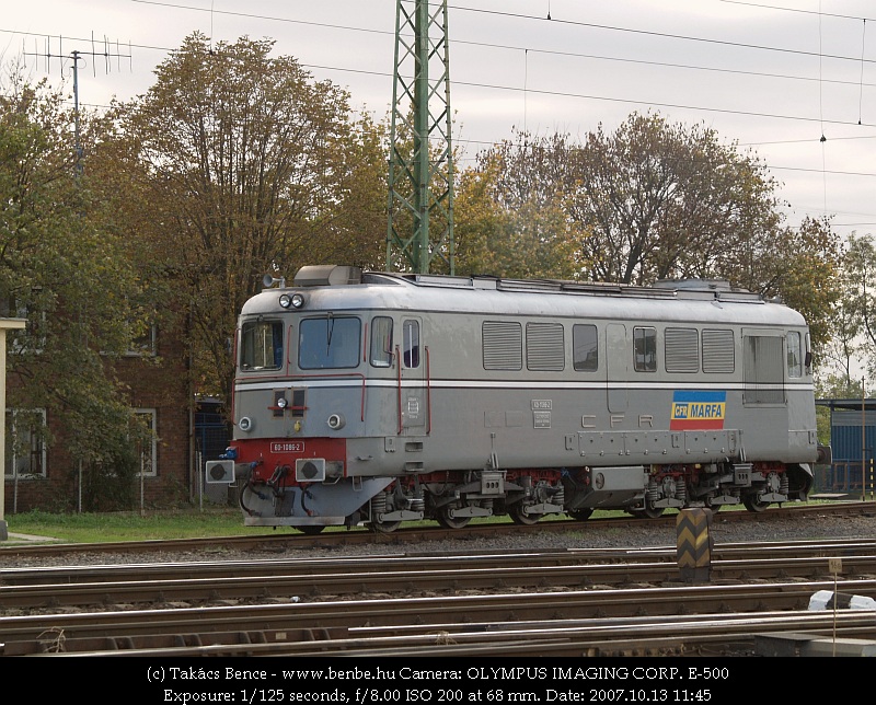 A CFR 60 1086-2 plyaszm Sulzer mozdonya Debrecenben fot