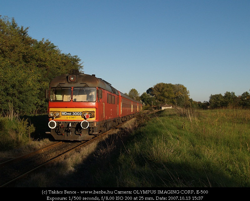 The MDmot 3003 near Hajdbagos photo