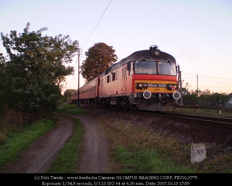 MDmot 3028 Derecske közeléb fotó
