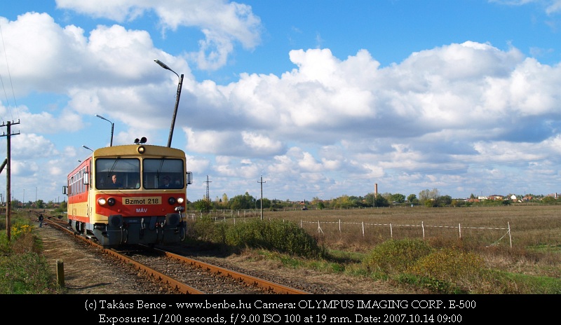 Bzmot 218 is departing towards Zajta photo