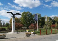 Monument for the thousand and hundredths anniversary of the Hungarians arrival in the Carpathian basin