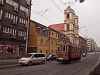 Historic tram number 1074 at Margit krt