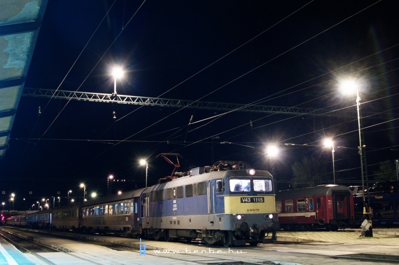 The V43 1115 arrived with EN Dacia at Bkscsaba photo