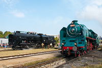 A MÁV 424,247 és Zöld Anton (ČSD 486,007) a Füstiben