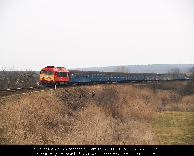 The M41 2327 is arriving at Csajg photo