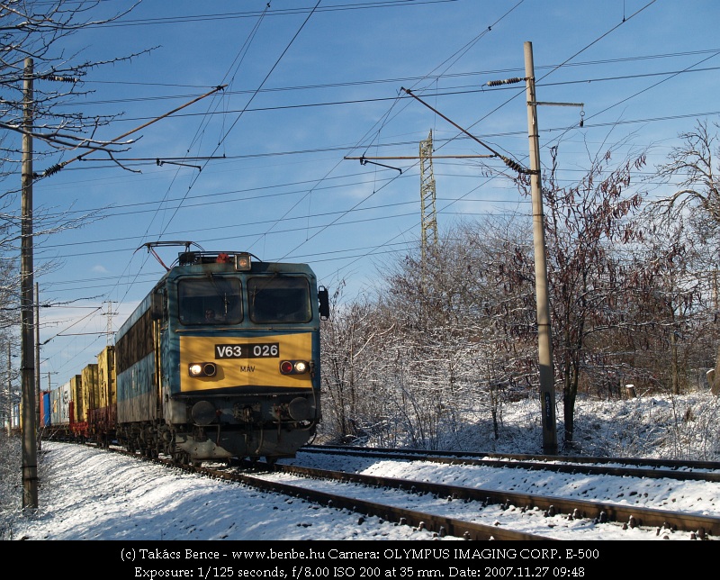 V63 026 Érdligetnél fotó