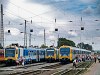 The BDVmot 012, the BDVmot 016 and the Bmxt 200 used with BVhmot motorised units is seen at Vc station before its reconstruction