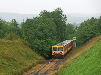 The MV Bzmot 298 seen between Disjenő and Drgely