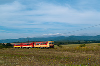 The Bzmot 343 seen between Disjenő and Borsosberny