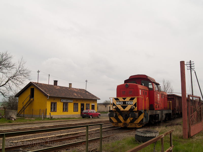 A MÁV-TR M43 1159 Mátramindszent állomáson
 fotó