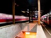 A MV Talent with a red Halberstadter fast train seen at Hatvan
