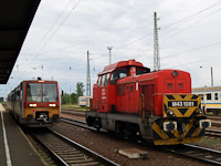 A 6341 014-6 és az M43 1081 Hatvan állomáson