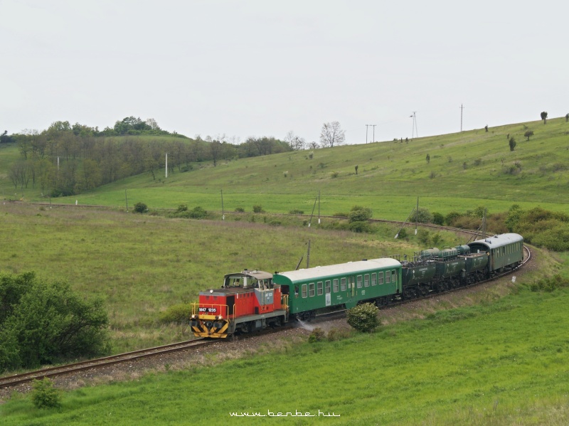 The M47 1235 with the weed-killer train photo