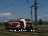 The TRAXX electric locomotive 481 001-0 of Eurocom at Kazincbarcika