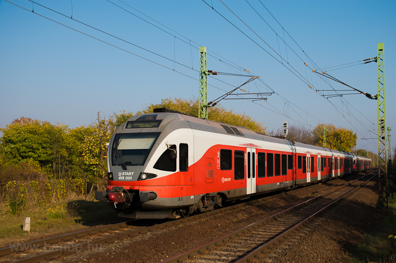The MV-START 415 001 seen between Mende and Gymrő photo