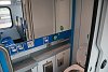 A MÁV-START 815 003 pályaszámú Stadler KISS emeletes elővárosi motorvonatának belső tere (mellékhelyiség, a kisebbik WC)