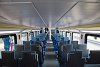 A MÁV-START 815 003 pályaszámú Stadler KISS emeletes elővárosi motorvonatának belső tere (alsó utastér)