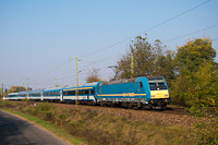 The MÁV-START 480 018 seen between Monorierdő and Pilis