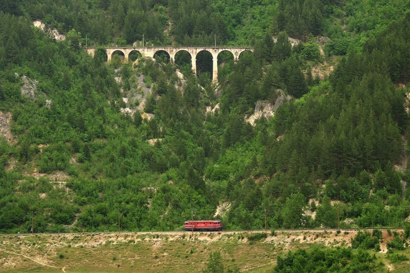 The 441-308 before Ovcari station, in the curve photo