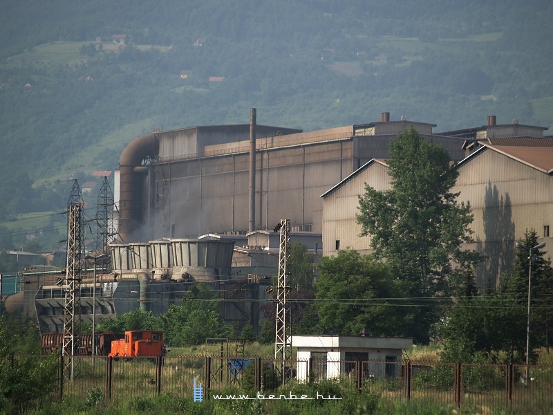 Ipari mozdony Zenicban fot