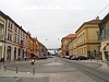 A tram at Eszk (Osijek) in the hedge mase