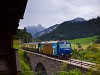 The Furrer+Frey Ge 4/4 8004 seen between La Chaudanne-Les Moulins and Rossiniere hauling the Belle poque/GoldenPass Classic train