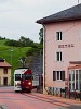 The TPF BDe 4/4 124 seen between Lessoc and Montbovon on the street running section on Route du Village