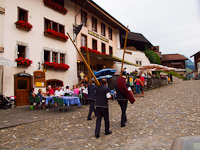 On the streets of Gruyere