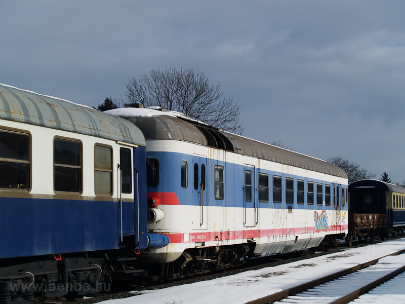 BB 5046-os motorkocsi a Sdburgenlandische Regionalbahn telephelyn Nagyszentmihlyon (Großpetersdorf, Ausztria) fot