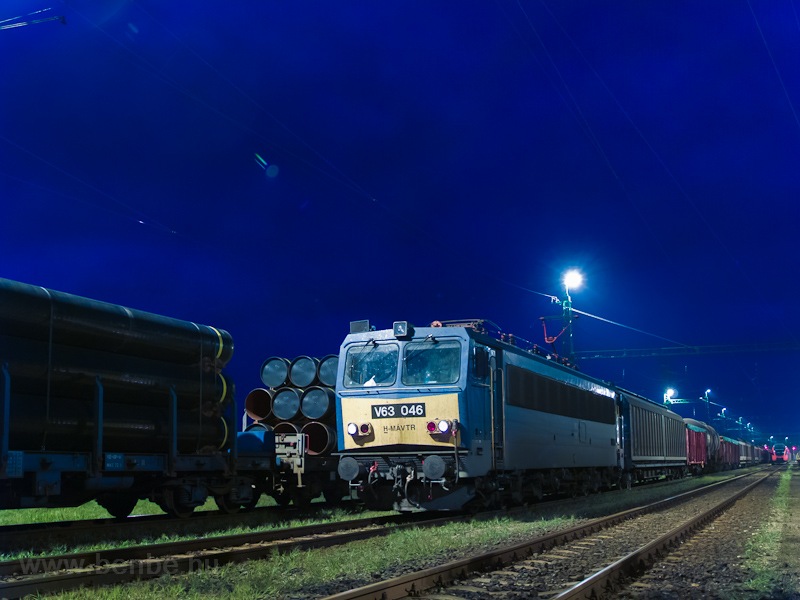 A MÁV-TR V63 046 Fertőszentmiklóson fotó