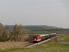 The ÖBB 2143 051-7 is seen hauling a historic train between Sopronnyék-Haracsony (Neckenmarkt-Horitschon, Austria) and Doborján-Lakfalva (Raiding-Lackendorf, Austria)