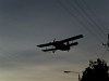 An An-2 aircraft dropping mosquito poison on Fertőrákos