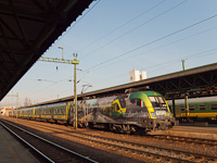 The Győr-Sopron-Ebenfurth railway is 140 years old, advertised by the GYSEV 470 504-1 <q>Werbelok</q>