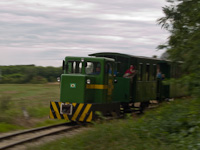 The Széchenyi Museum Railway's C50 of road number 2921 001-0 between Nagycenk and Nádtelep